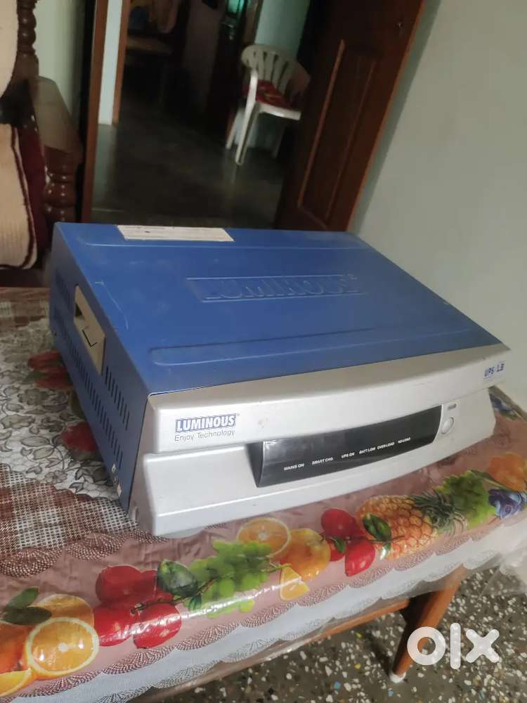 Luminous 800 va inverter 3500 & full size lg colour tv price 2500/-