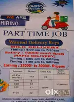 Delivery boy as a part time work Vasantkunj