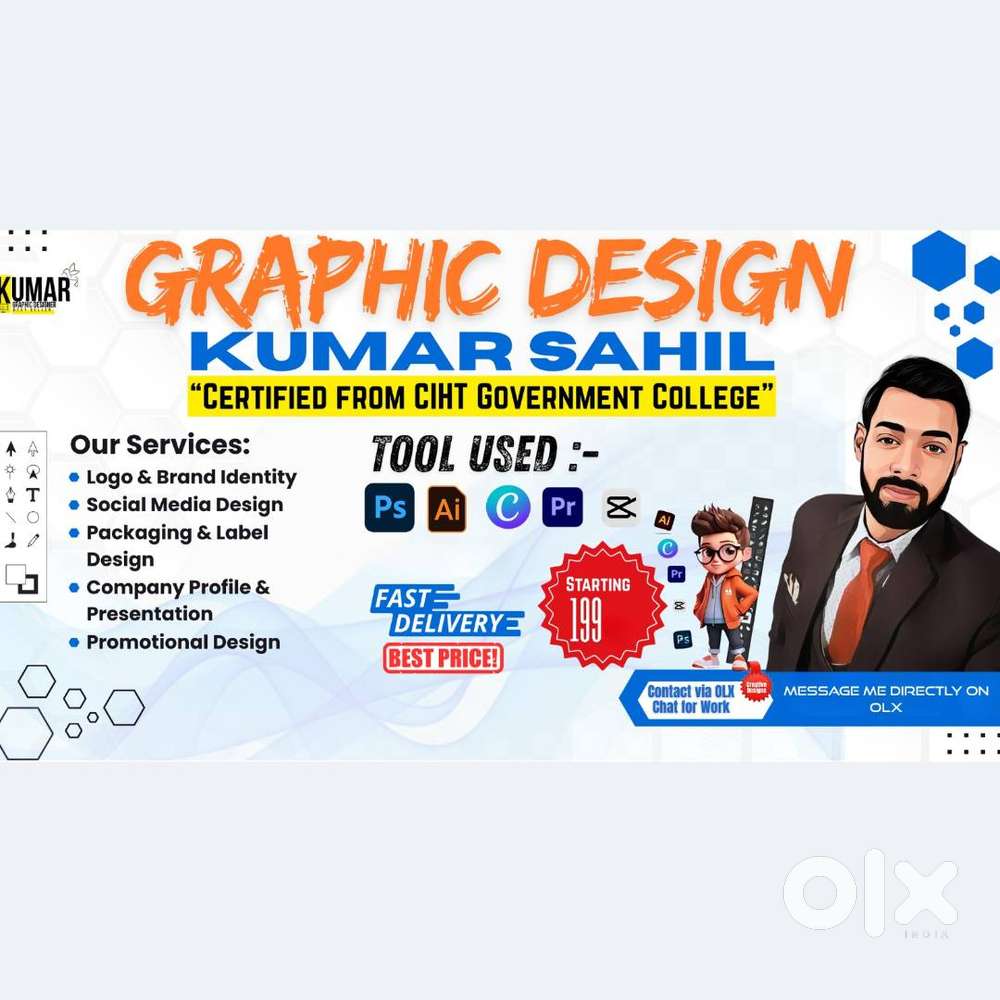 Freelance Graphic Designer – Logo  Banner  Visiting Card  Social Me