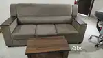 Sofa along with coffee table