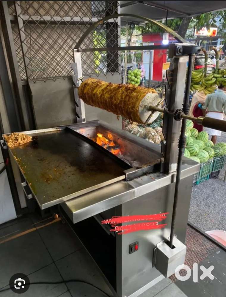 BBQ charcoal shawarma machine