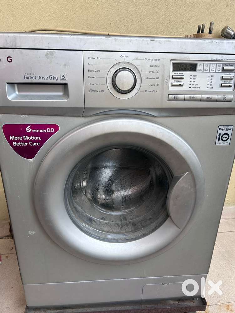 LG front load washing machine 6 kg