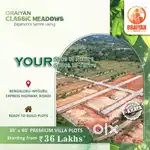 Residential plot for Sale in BangaloreMysore Express Way Near Wonderla