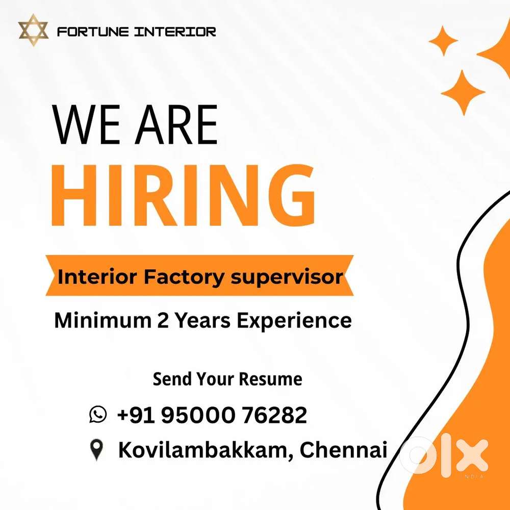 Interior Factory Supervisor