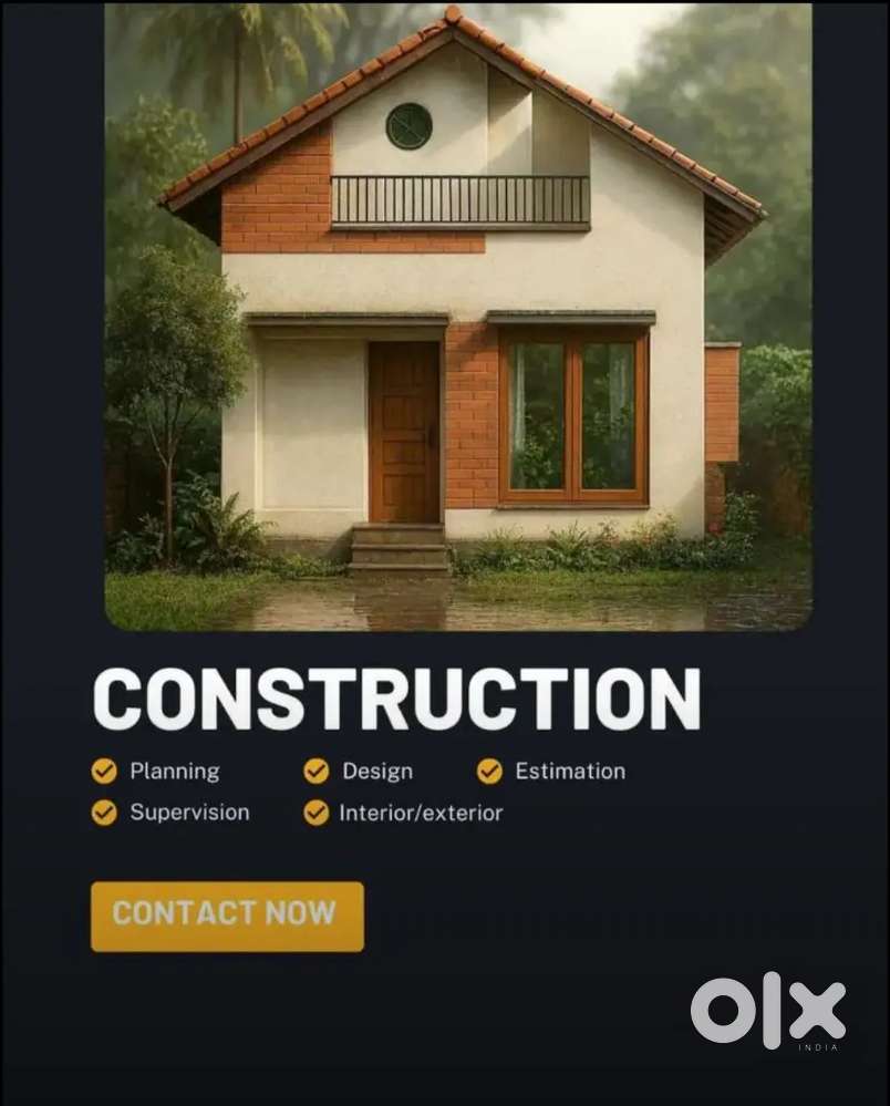 Construction, Plan,Estimation,Supervision- Buildings & Interior