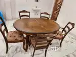 Wooden dinning table 5seat