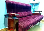 Double seater sofa with 2 single seat sofa
