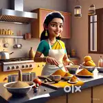 Female Home Cooking