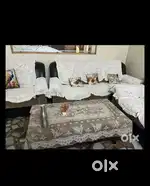 7 seater sofa set with table