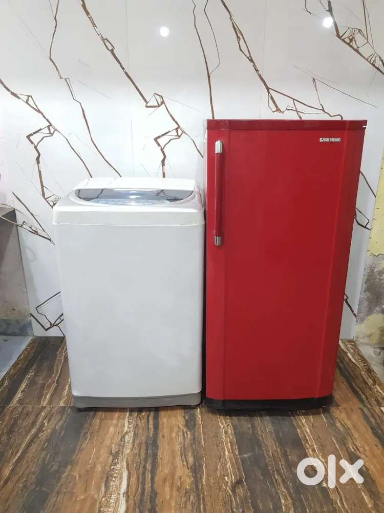 *4*Samsung refrigerator & lg fully automatic washing machine*4*