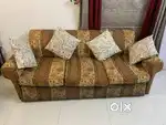 5 Seater Sofa Set with cover and Pillow with covers