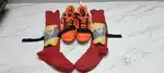 USED B-TUF FOOTBALL SHOES AND USED SHIN PADS WITH USED SOCKS
