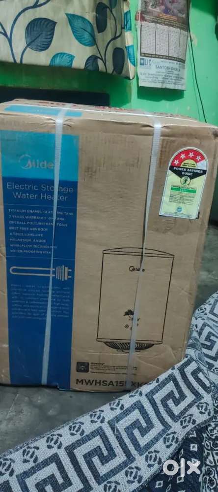 geyser Ye electric storage water heater  15 L  white