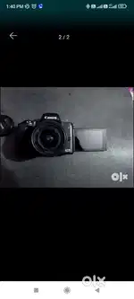Canon M50 camera on just 32 k