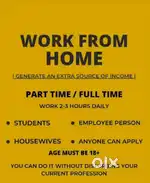 WORK FROM HOME FOR STUDENTS, HOUSEWIFE, JOB PERSON