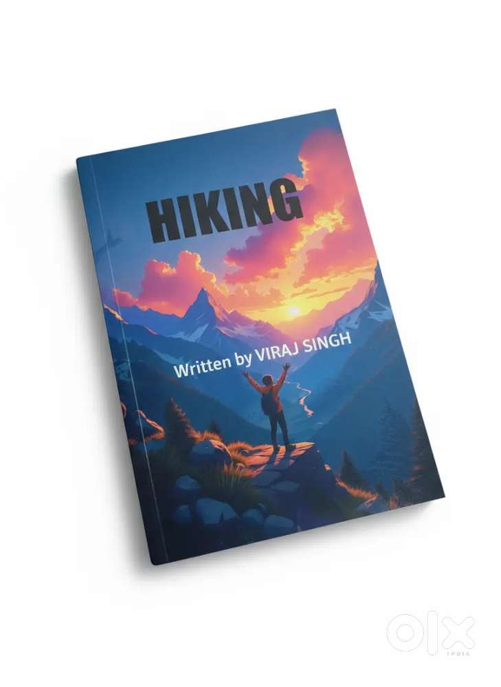 The title of the book is hiking