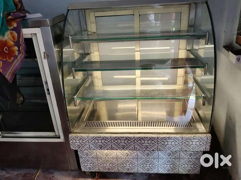 Showcase for cake and sweet