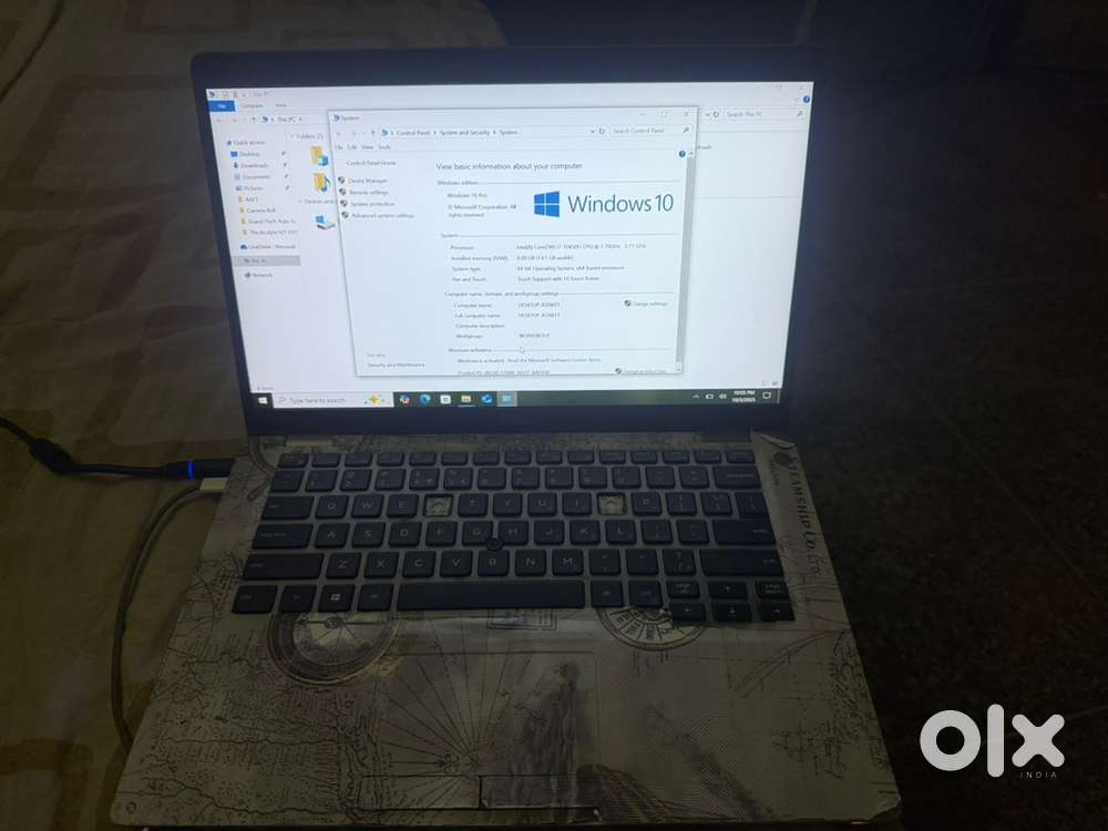 Commercial Dell laptop with touch screen