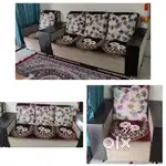 SOFA SET 3+1,  2 Door Wardrobe with Metal Body