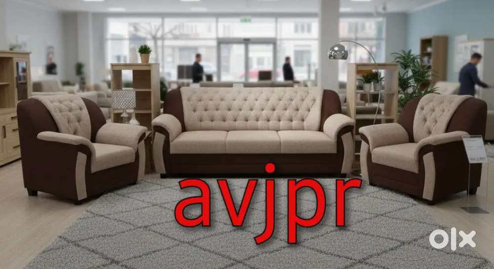 New 3+1+1 Five Seater Sofa Set  Premium Home & Office Furniture Sale