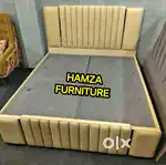 HAMZA FURNITURE  NEW designer elegant plywood bed at Lowest Price