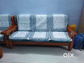 Wooden sofa set 3+1+1