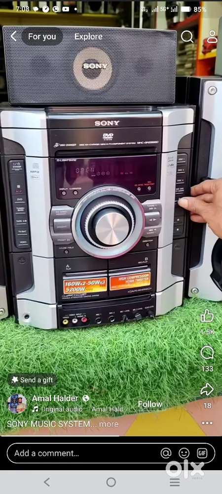 Sony hi fi music system