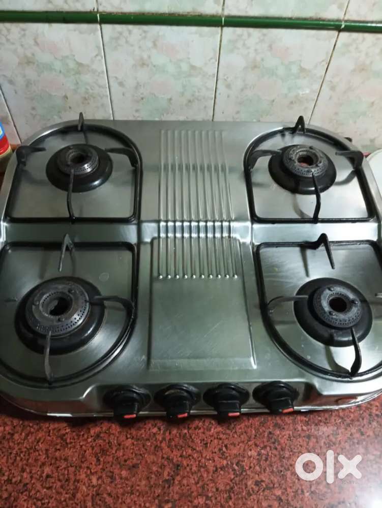 Stainless Steel 4 burner gas stove for Sale