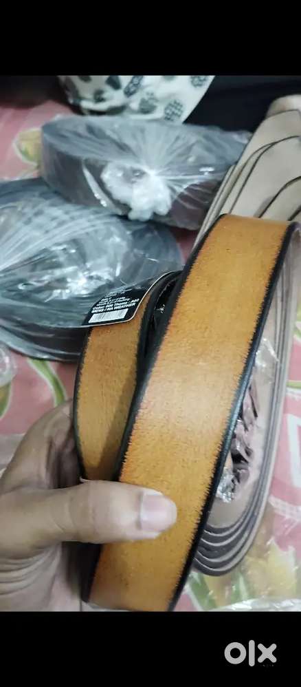 Leather belt