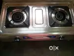 Steel gas stove 2 burners