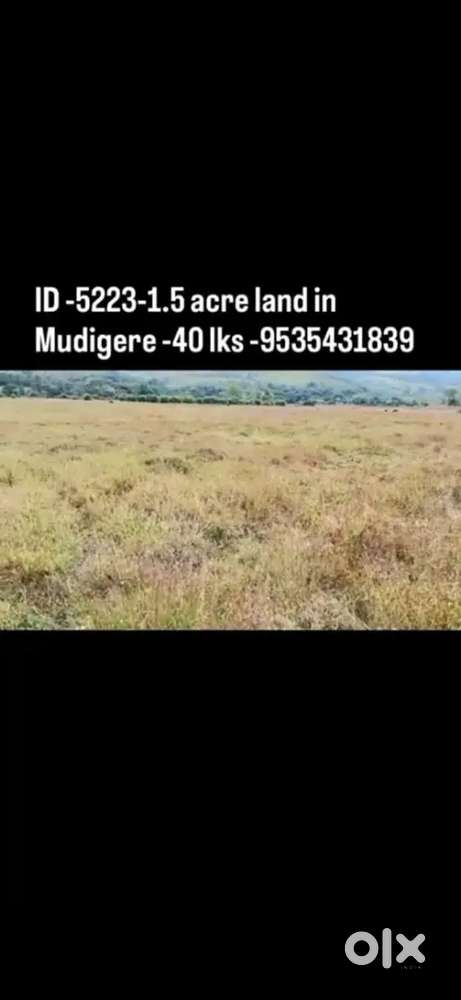 1.5acres beautiful plain land for sale byrapura mudiegere belt
