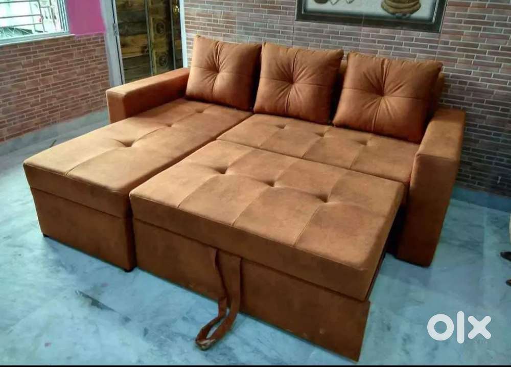New brand l sofa cum bed and design