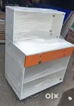 White orange cash counter brand new