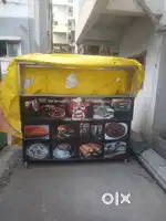 Stainless steel restaurant counter