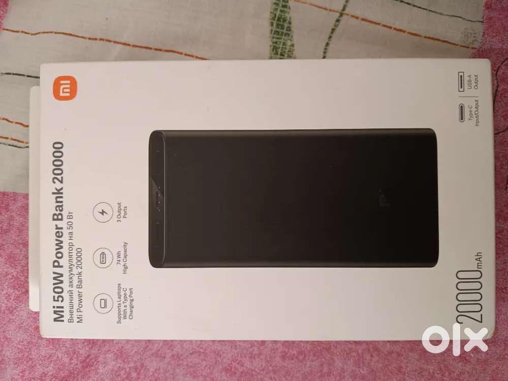 MI 50W Power Bank – 20,000 mAh  Brand New