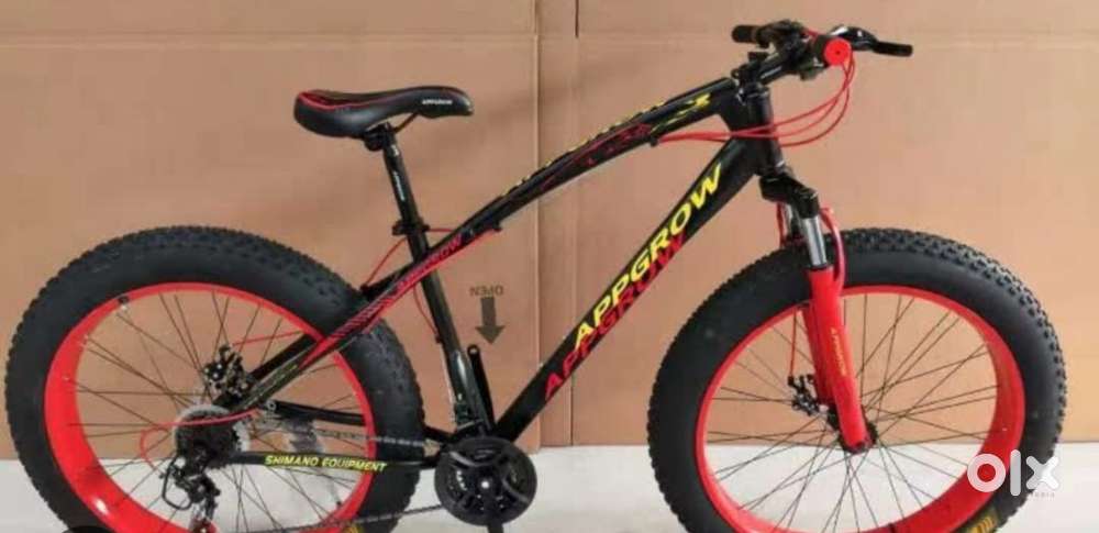 Appgrow cycle Fat bike 26T in red colour
