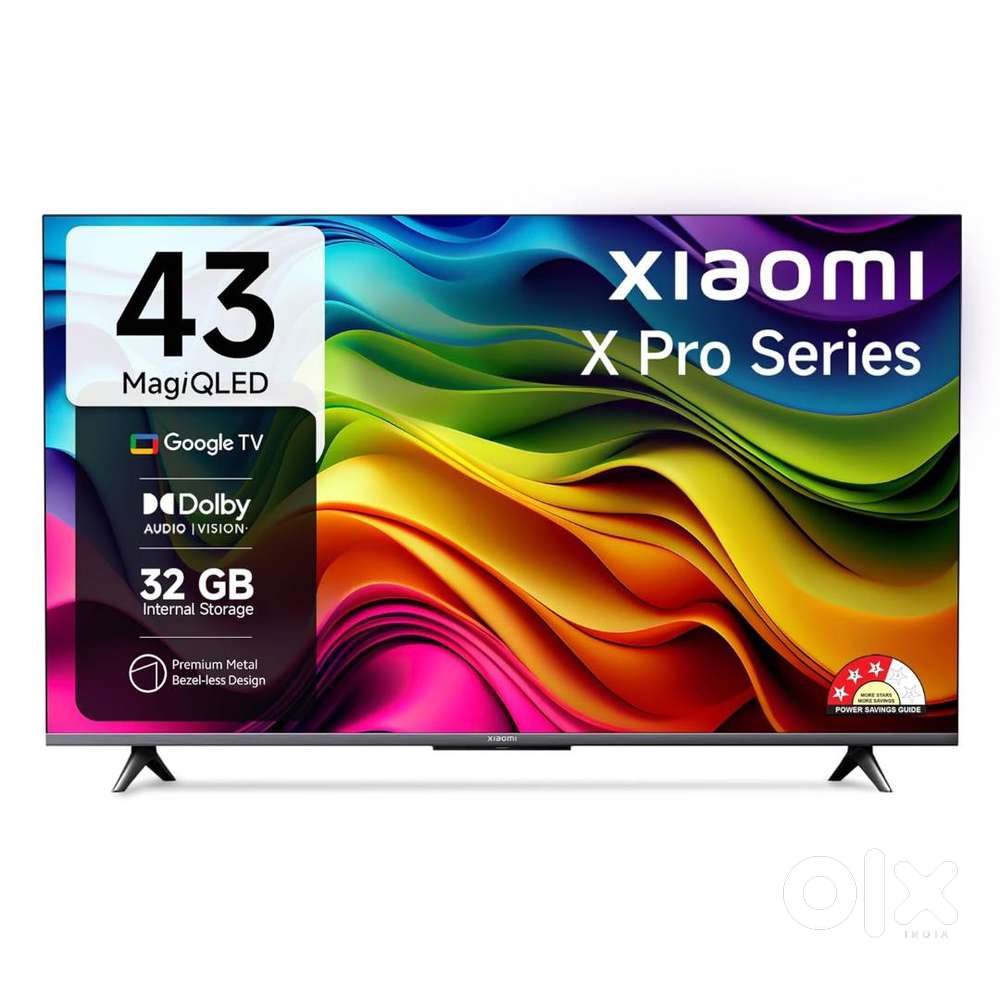 Very less used Xiaomi 43 inches X Pro QLED Series Smart Google TV