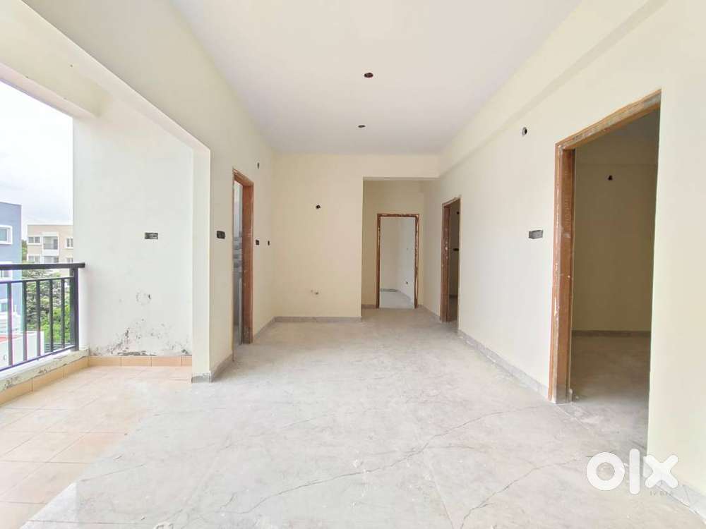 Three BHK North facing flat for sale with Spacious rooms & E-Khata.