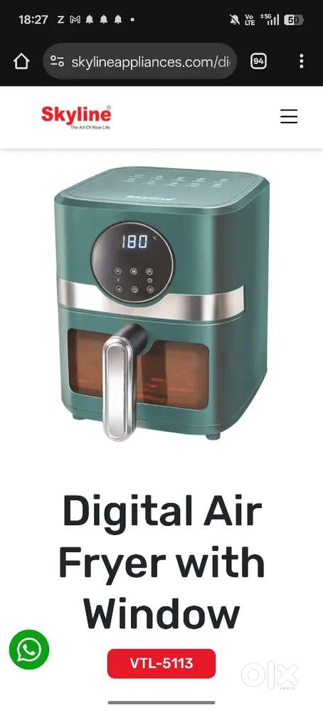SKYLINE 4.2 L AIR FRYER - VTL -5113