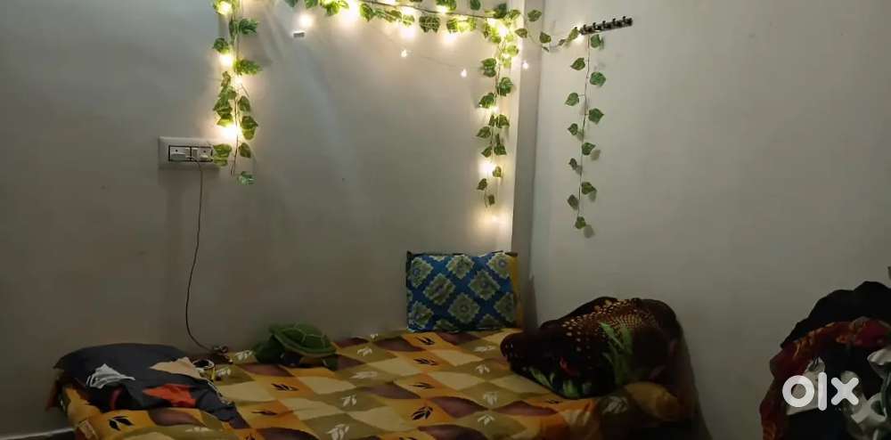 ₹1900 only, Need female partner, 1 big room with attached kitchen ,