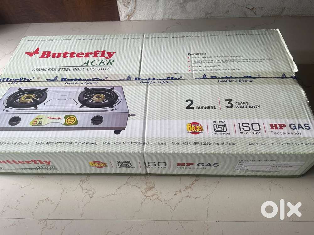 Butterfly Acer Stainless Steel  Body LPG stove
