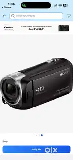 Sony hdrcx405 Handycam