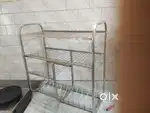 Stainless kitchen utensils stand