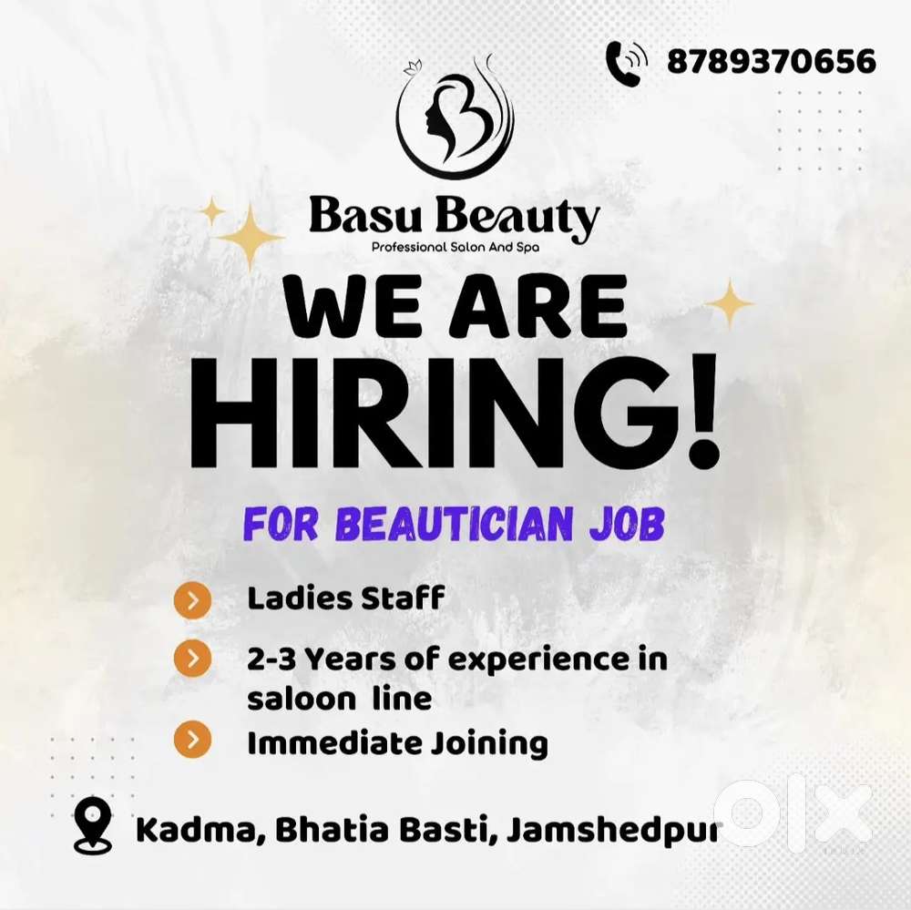 Lady beautician job in Kadma