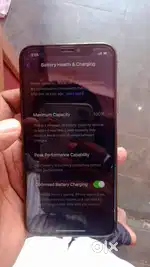 Iphone x with good condition and With 100%health