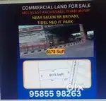 ONROAD COMMERCIAL LAND SALE NEW BUS STAND MAHINDRA SHOWROOM OPPOSITE