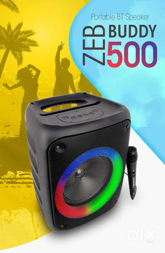 Zebronics Bluetooth Speaker (24) Watt With Mic