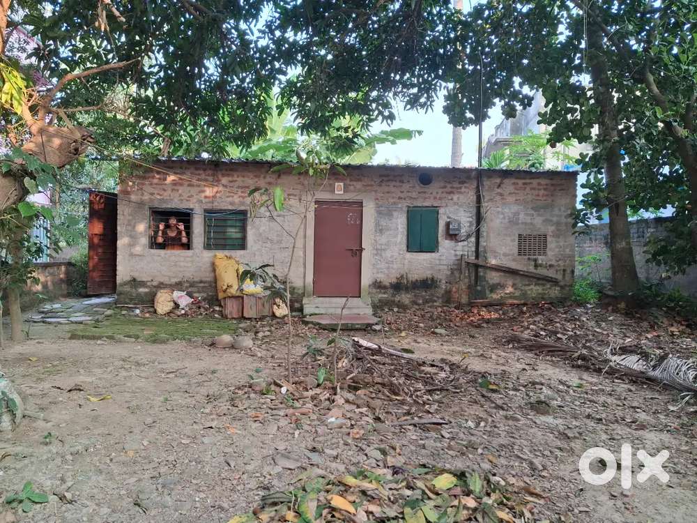 2katha 11 chata. 1bhk  house near bandel charge palpara math