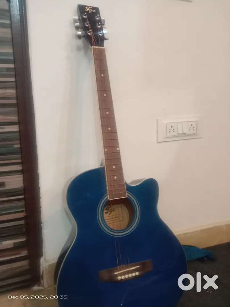 TGC Blue Cutaway Acoustic Guitar (Perfectly Condition!)