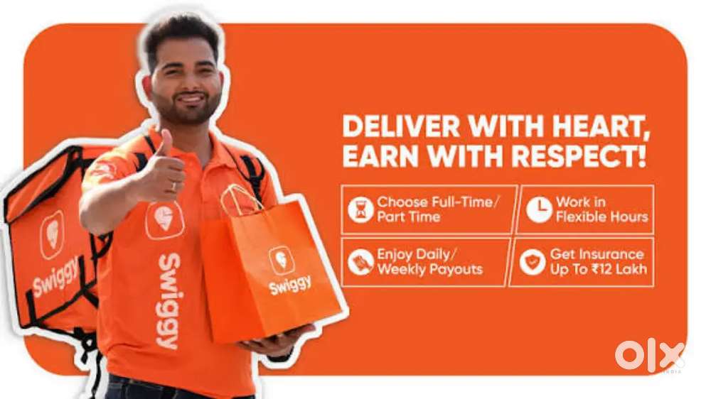 Swiggy instamart delivery boy job